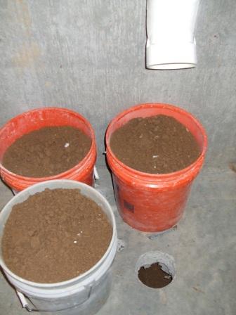 Core drilling for radon mitigation system